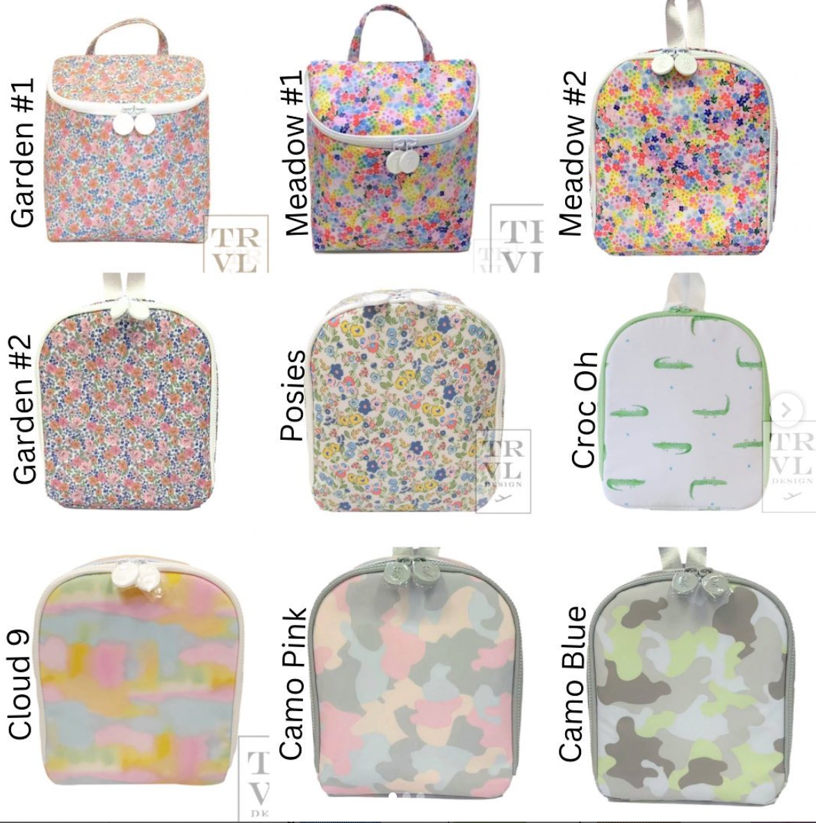 TRVL Style Wipeable Backpacks