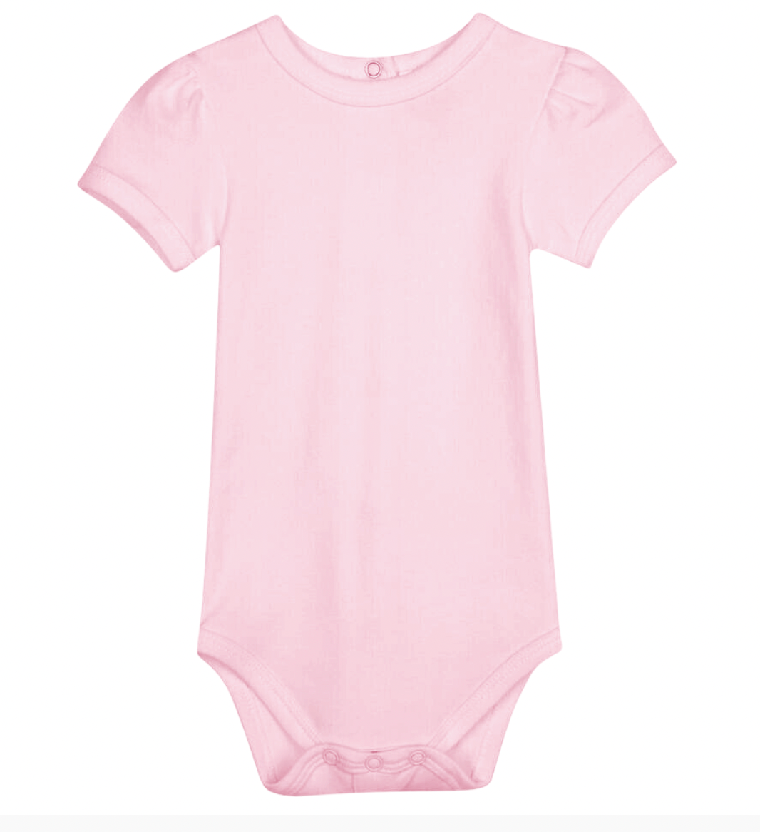 Scallop Monogram Onesie with Lily P fabric
