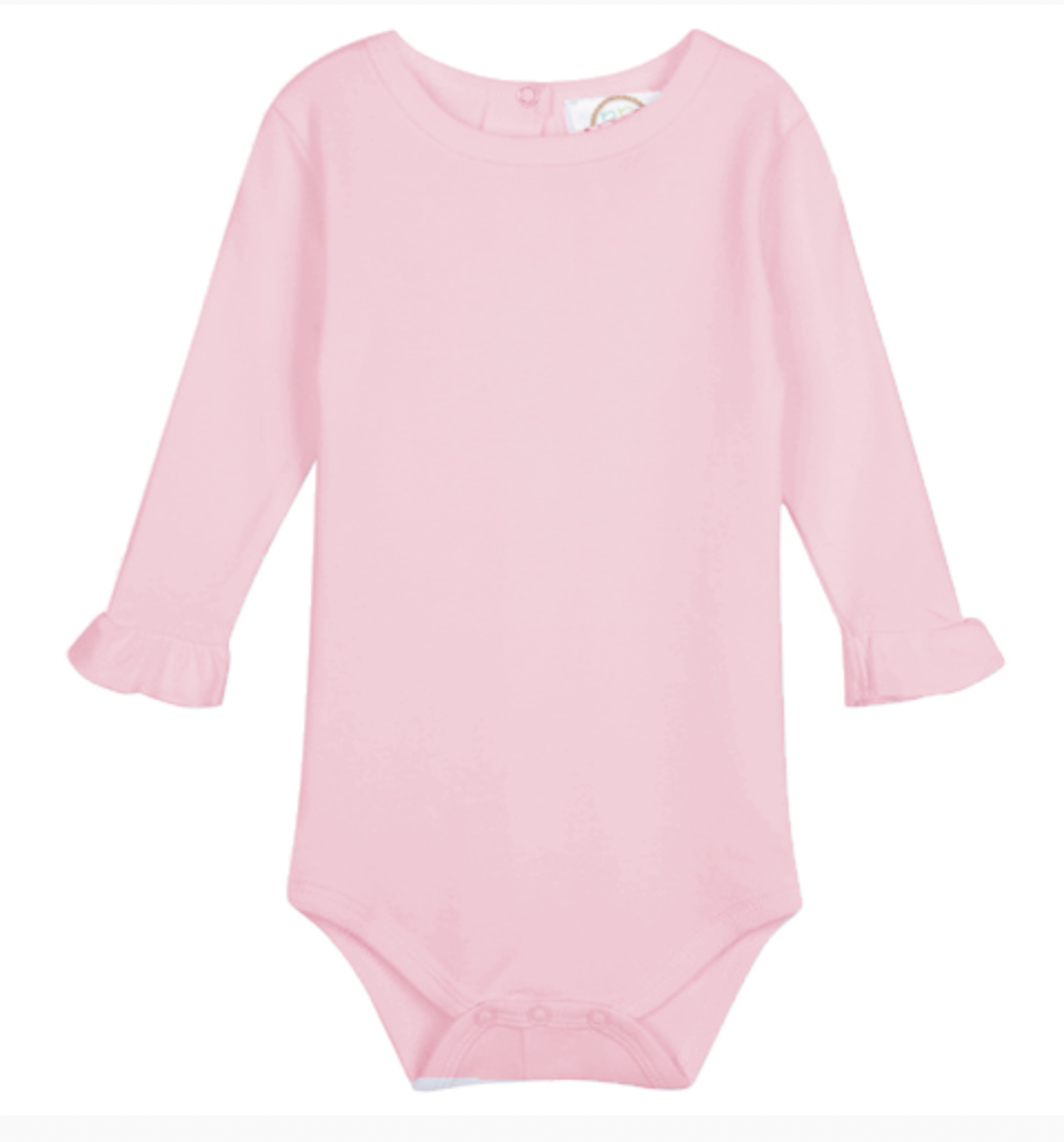 Scallop Monogram Onesie with Lily P fabric
