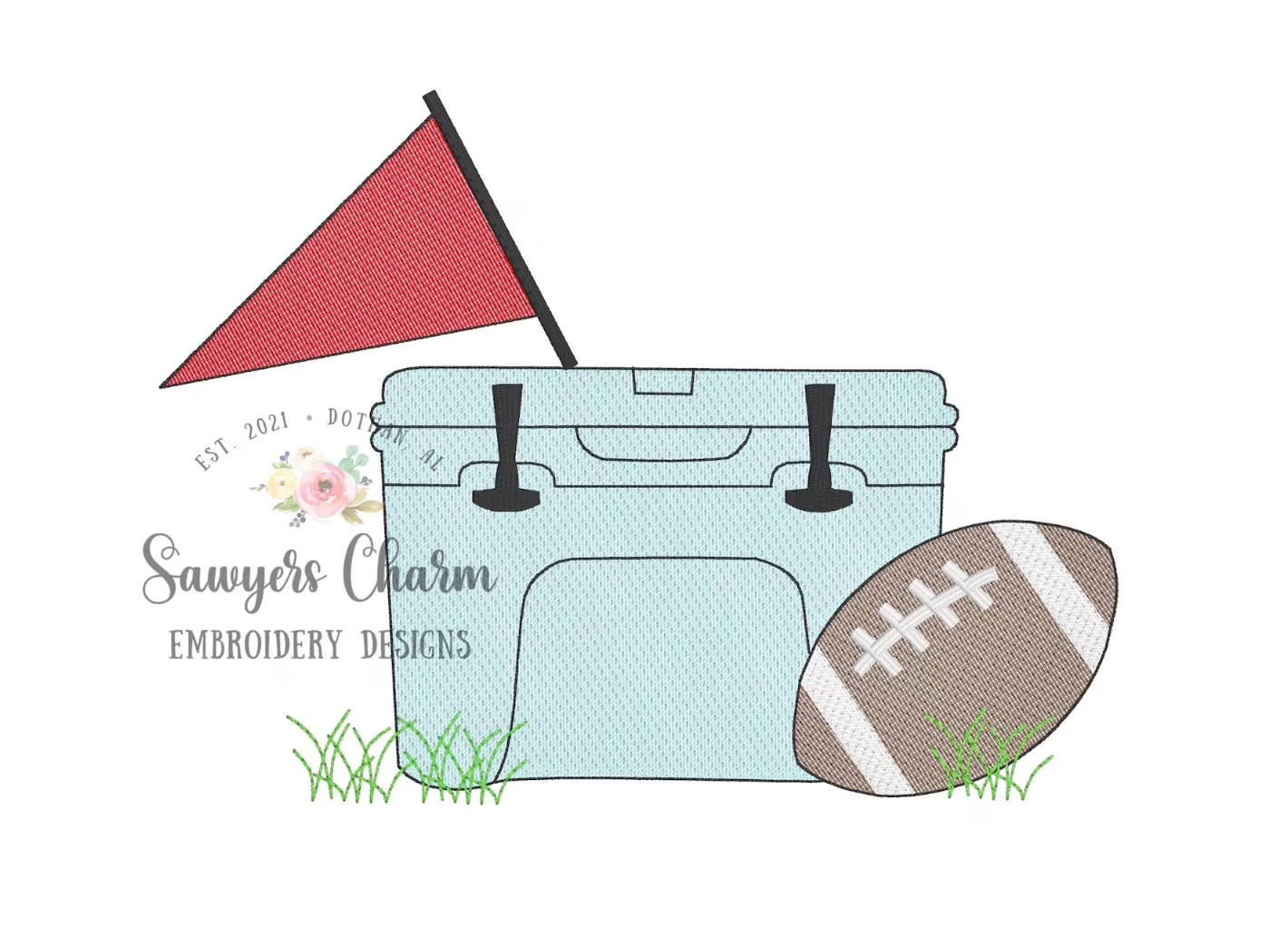 Tailgate Embroidery Design