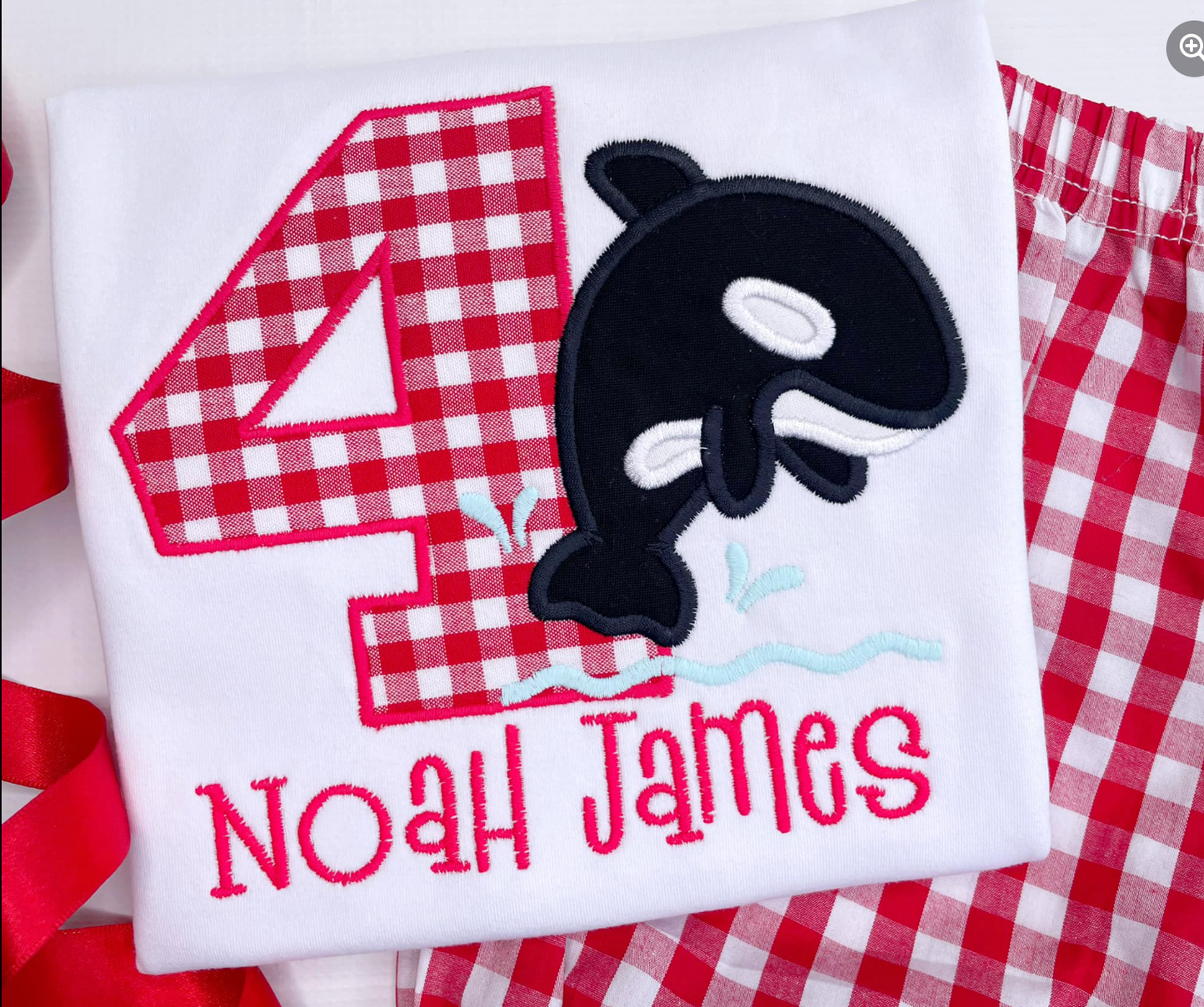 Killer Whale Birthday Design