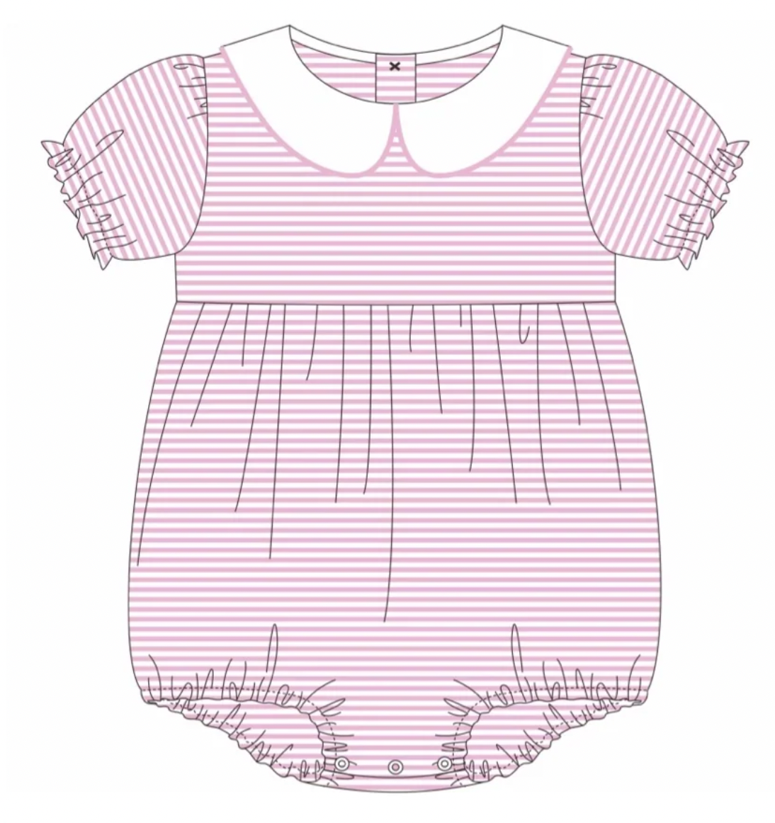 SAMPLE!! Collared Bubble Embroidered Option
