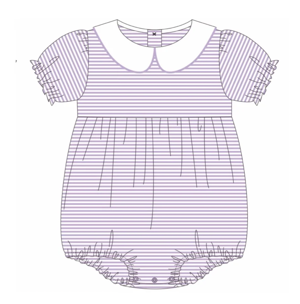 SAMPLE!! Collared Bubble with Halloween Design