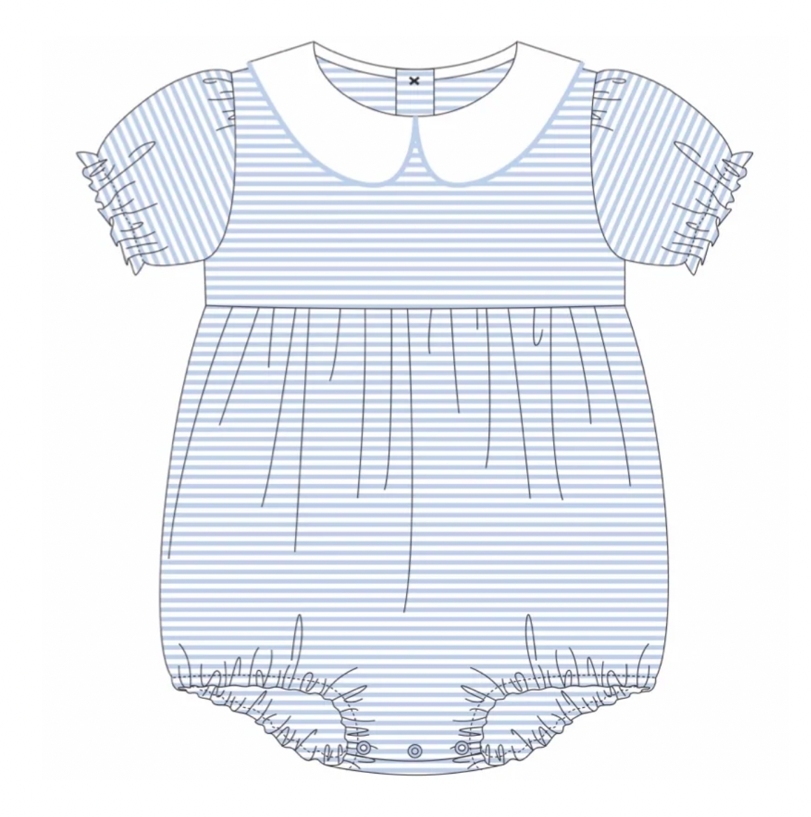 SAMPLE! Collared Bubble with Pumpkins!