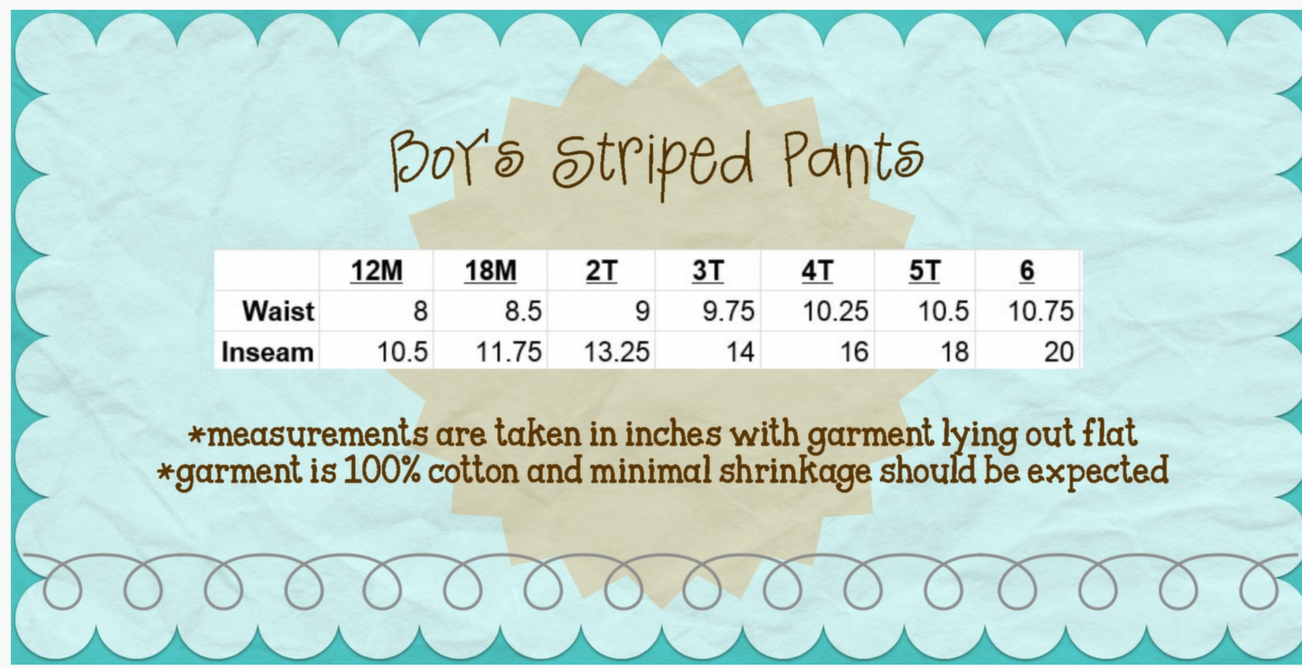 Boys' Long Gingham Pants