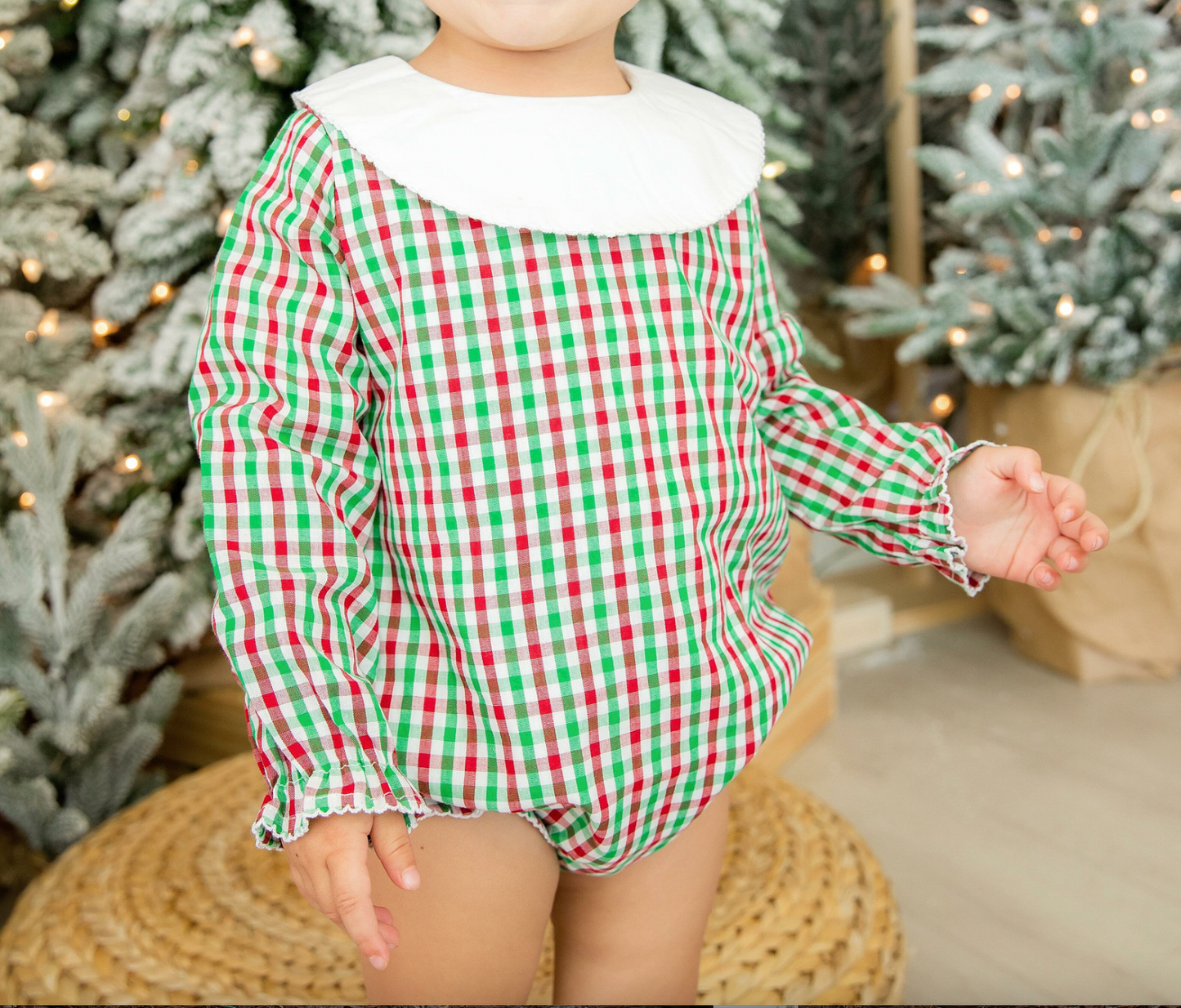 Girl's Corded Bishop Dress or Bubble