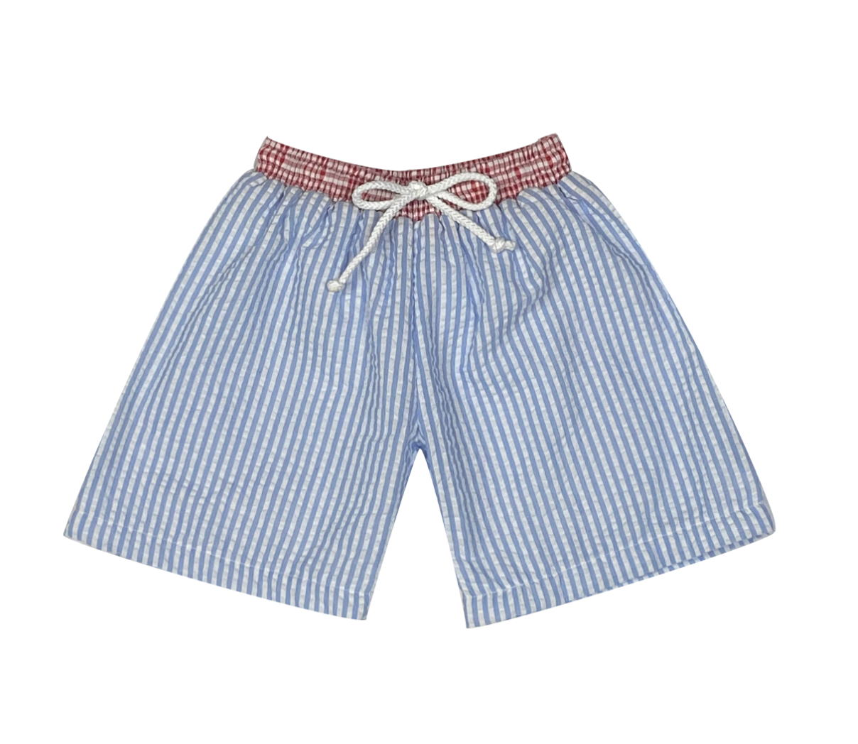 Boys Seersucker Swimsuit With/Without Monogram/Mini Design