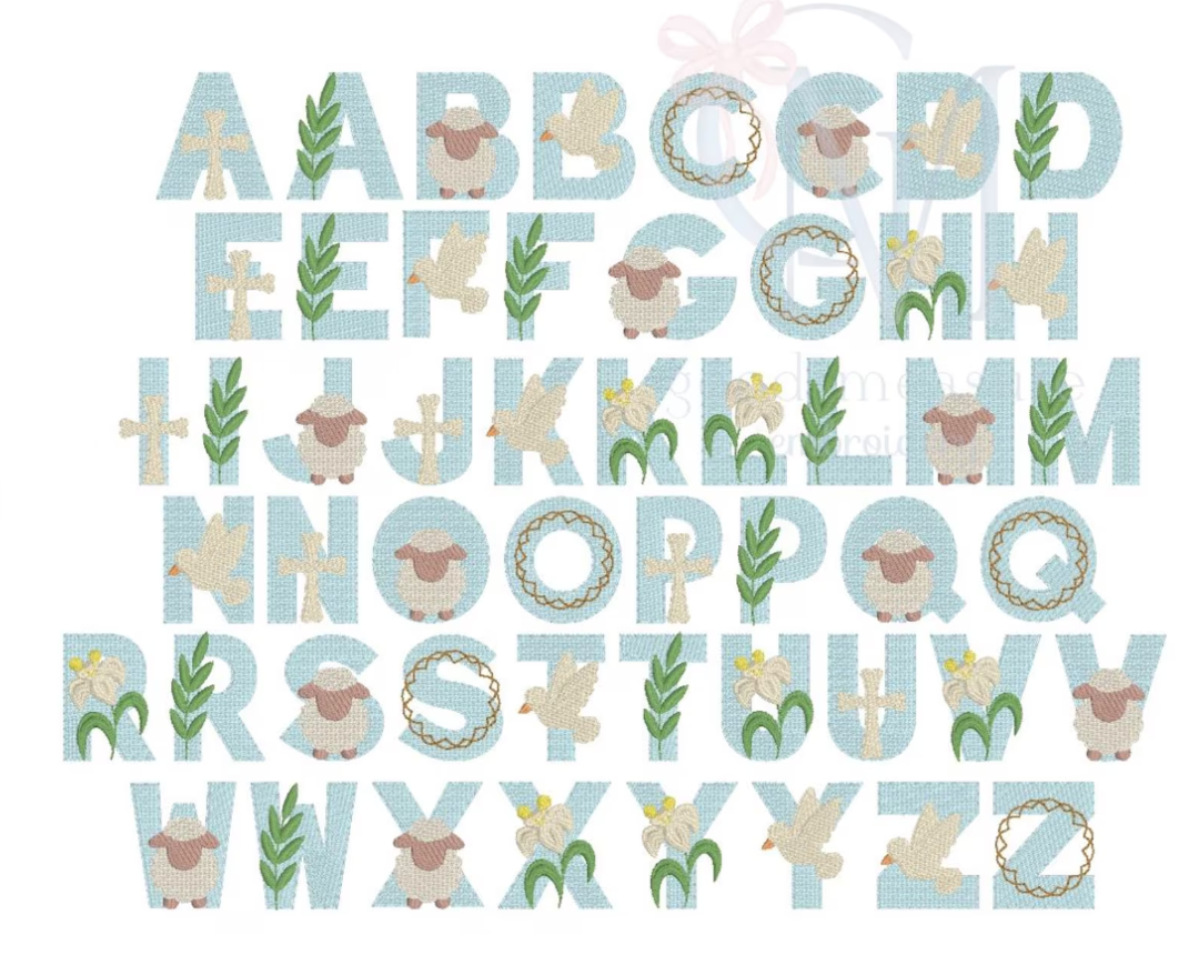 Hallelujah Easter Font