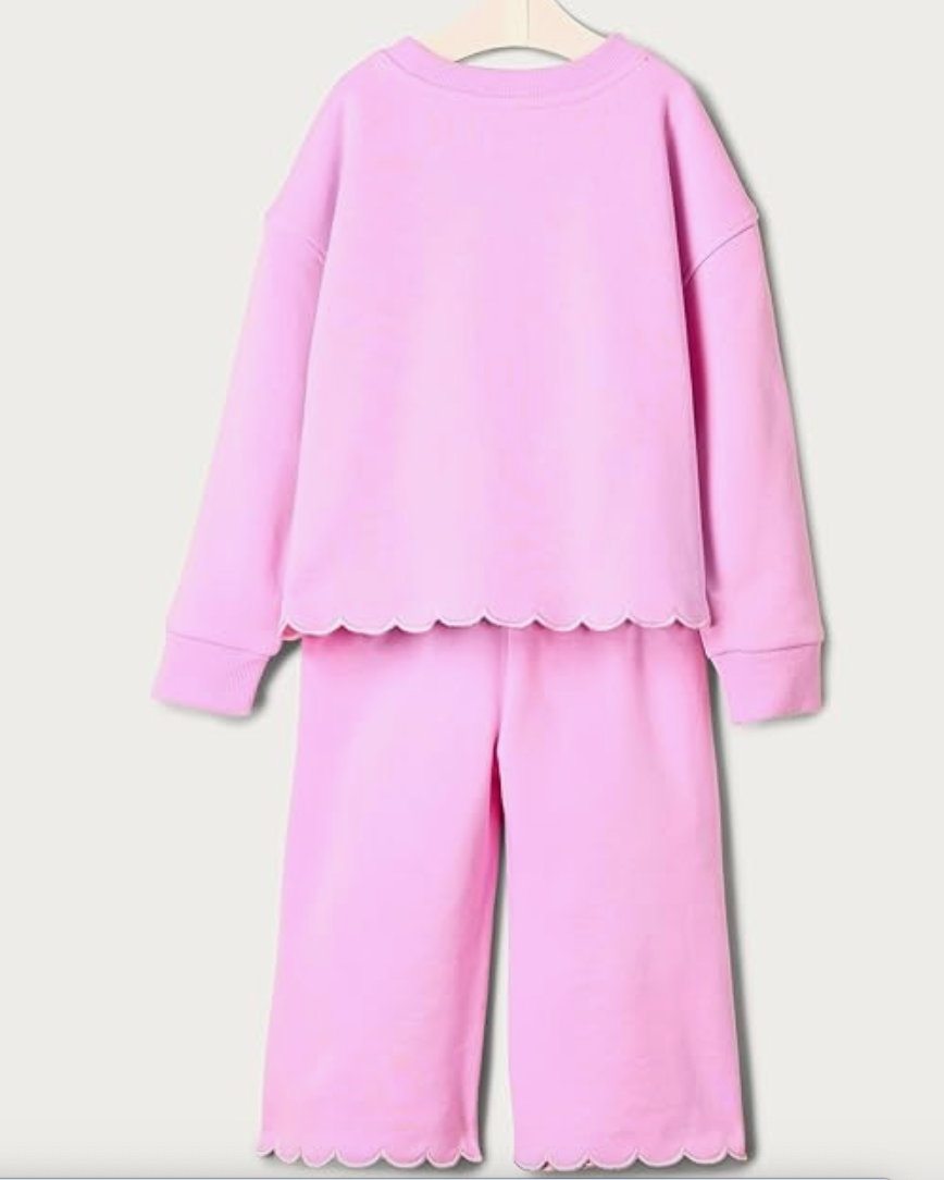 Custom Christmas Scallop Jogging Set