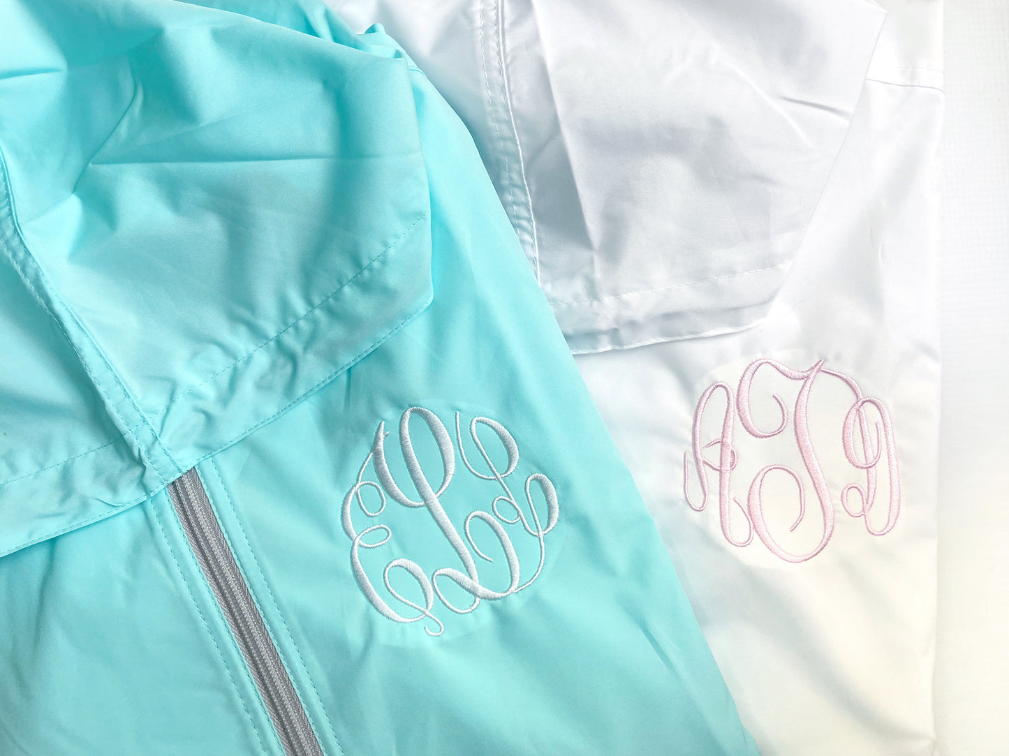 Monogrammed Windbreaker