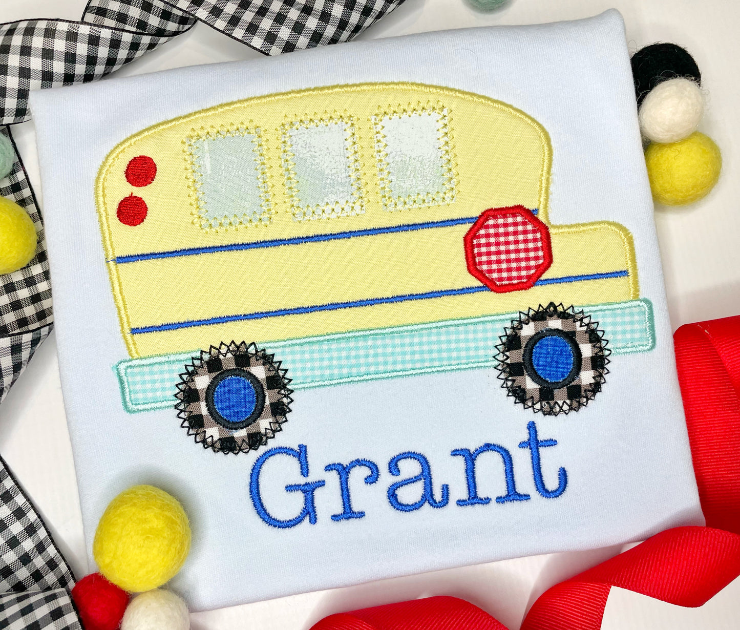 B2S Boy's Pale Yellow Bus Shirt