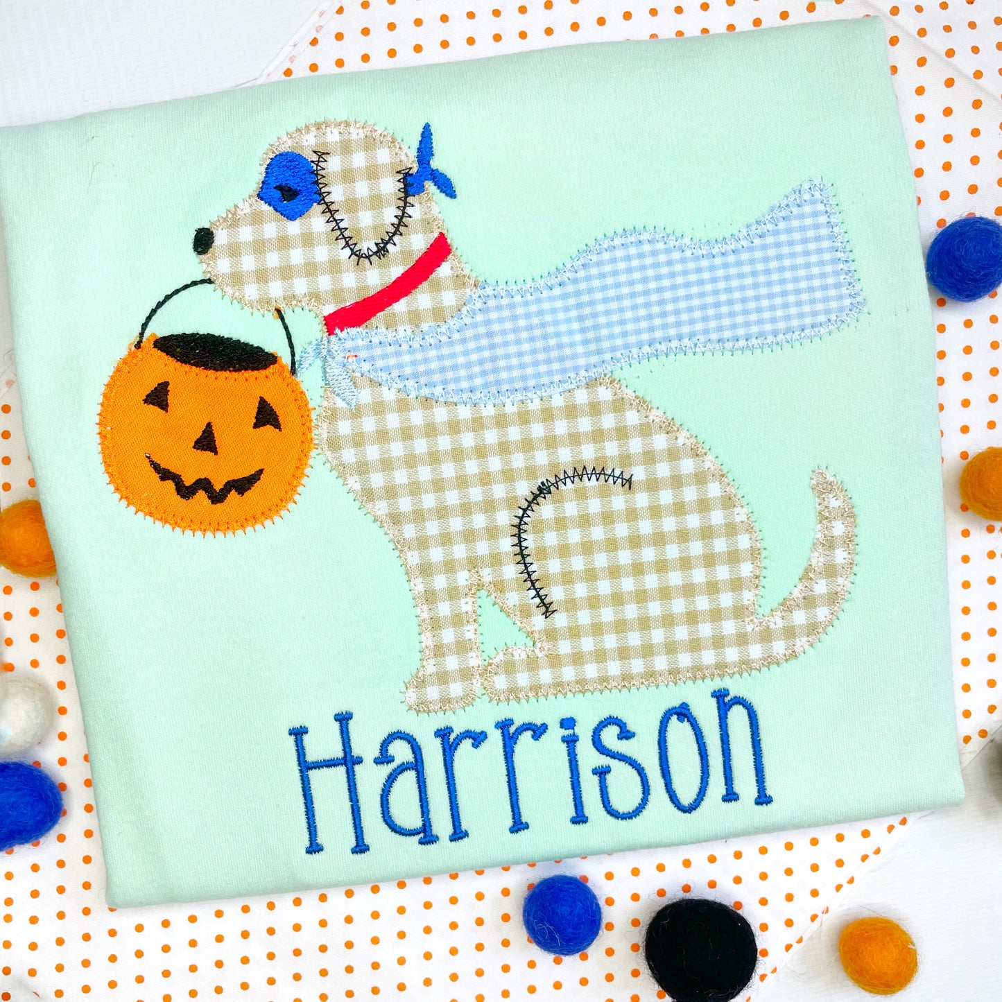 Boy's Super Hero Pup Halloween Shirt