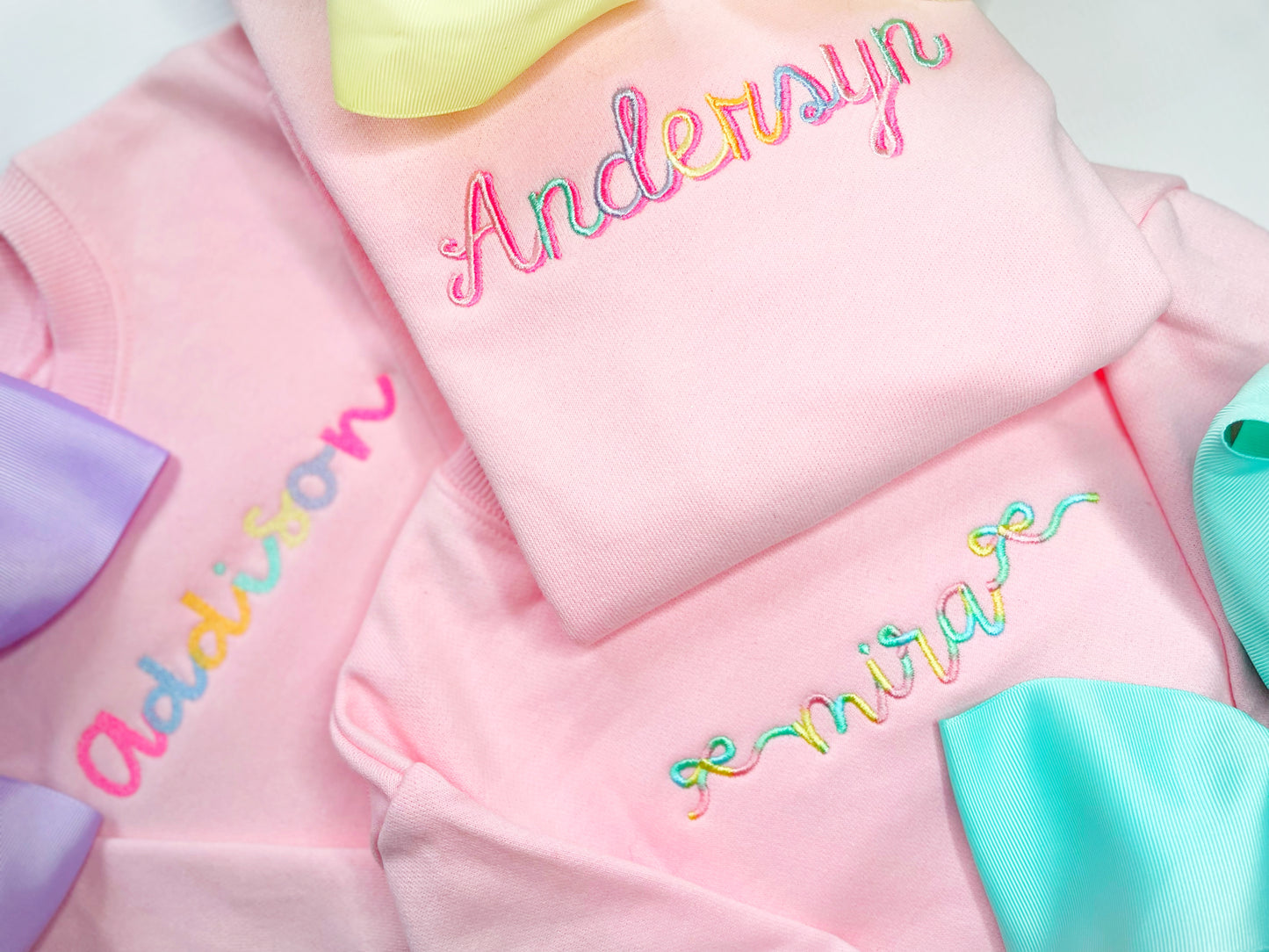 Custom Embroidered GIrl's Sweatshirts