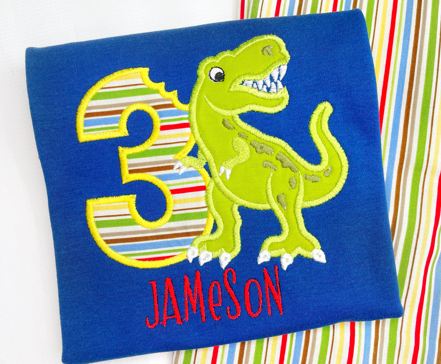 Boy's Dino Birthday Design