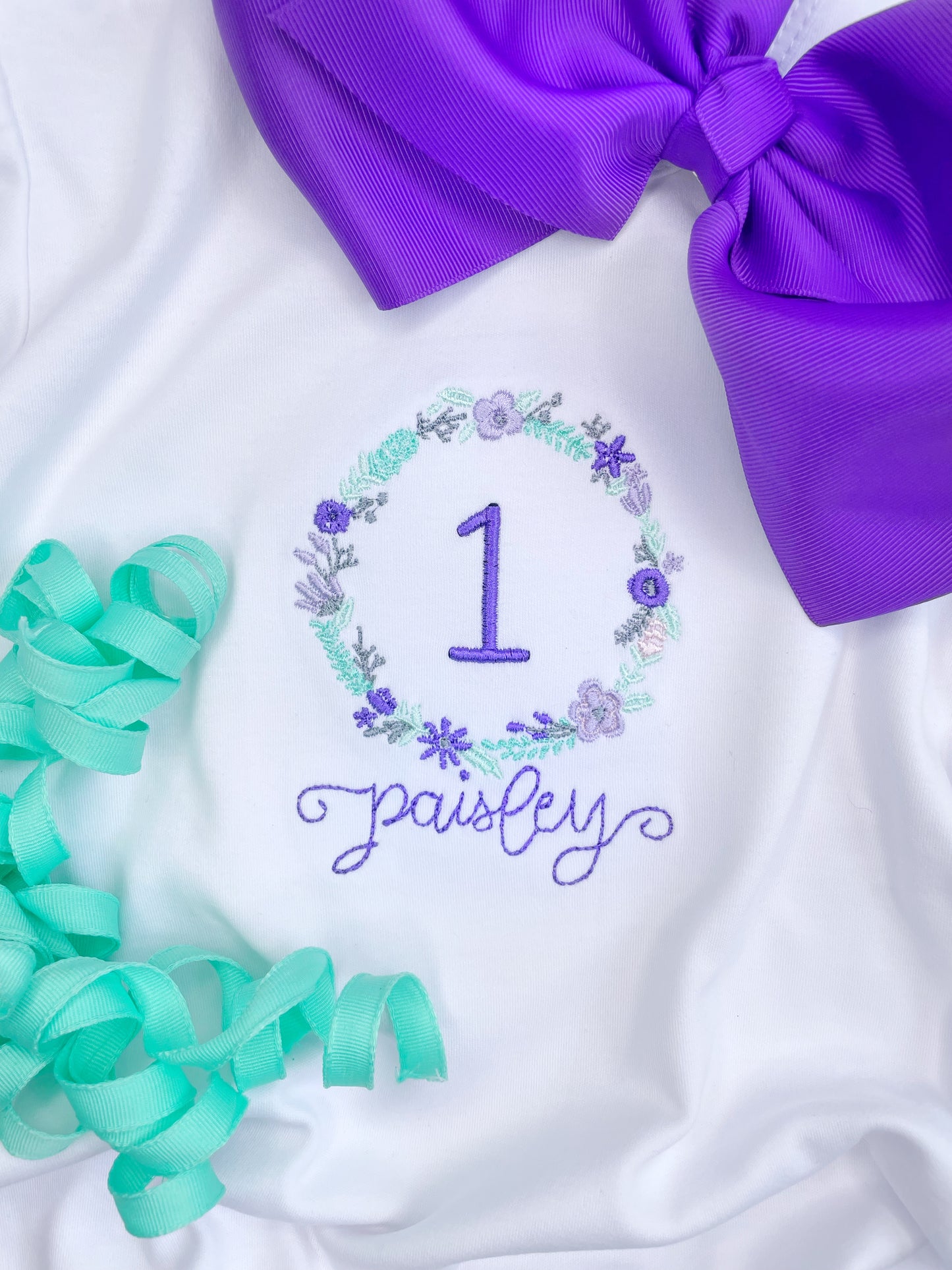 Floral Wreath Birthday Design