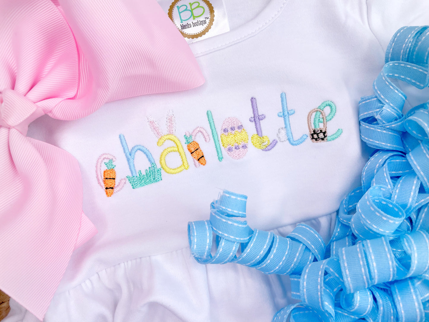 Easter Alphabet Shirt or Dress