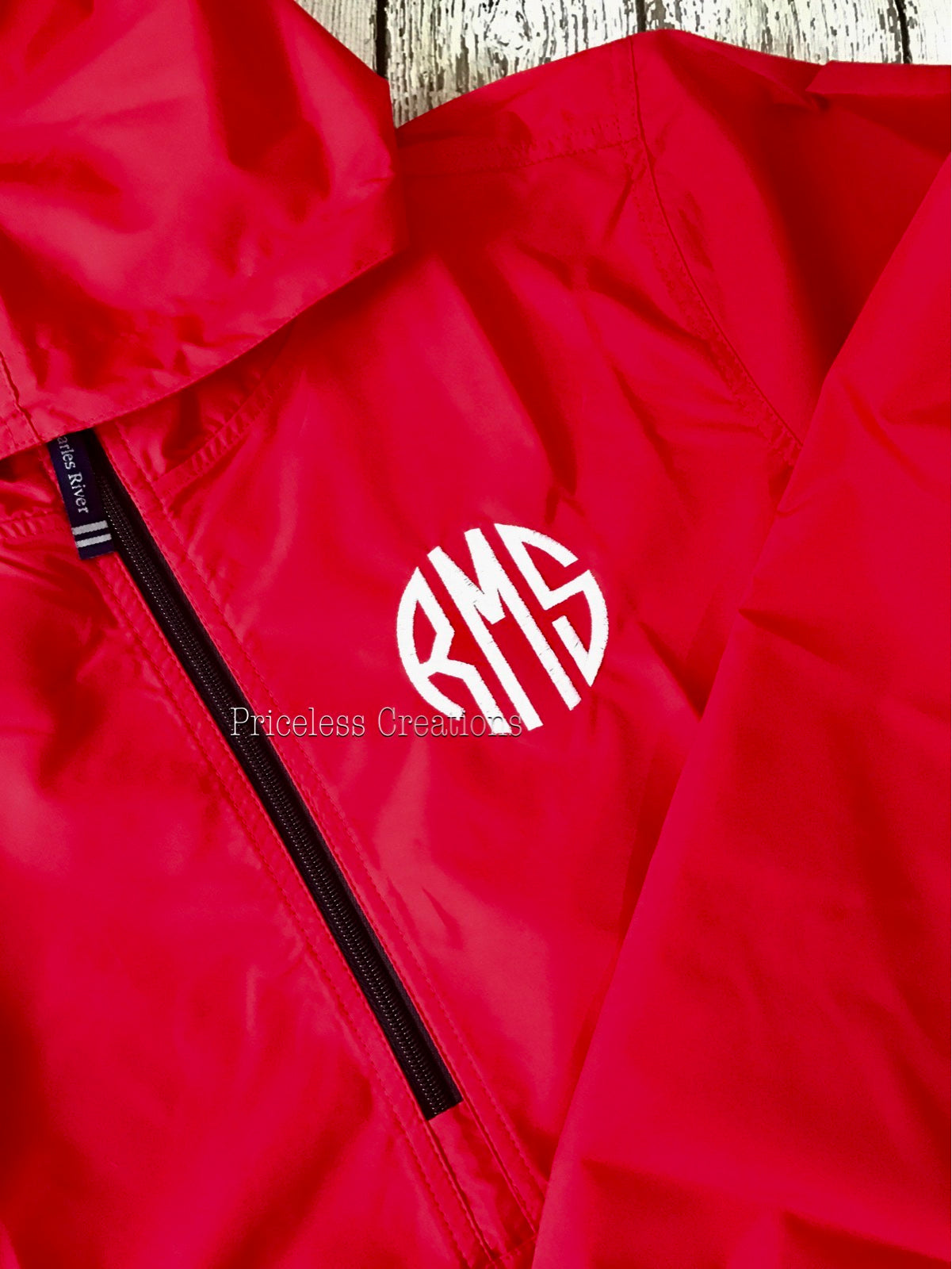 Monogrammed Windbreaker