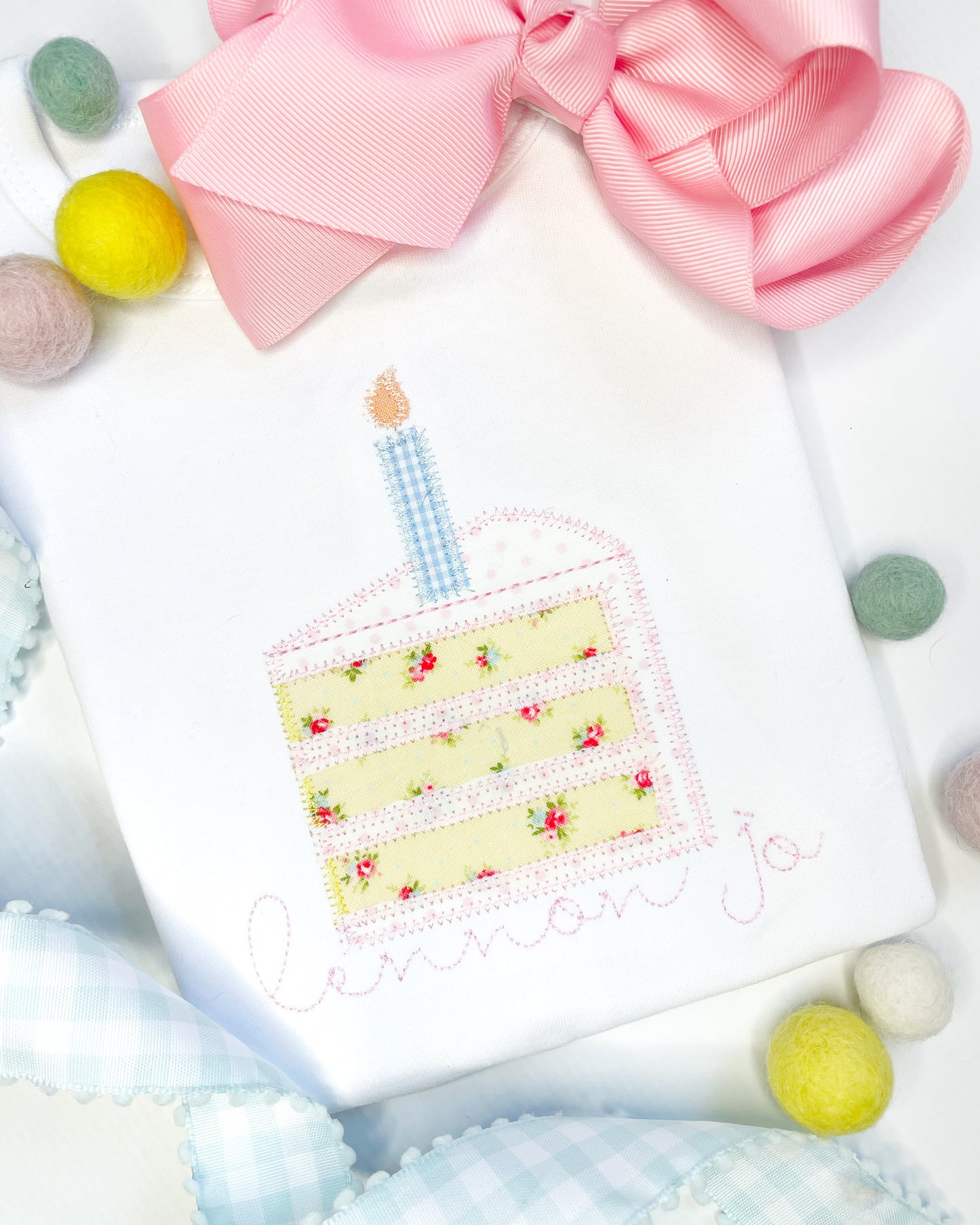 Vintage Birthday Cake Design