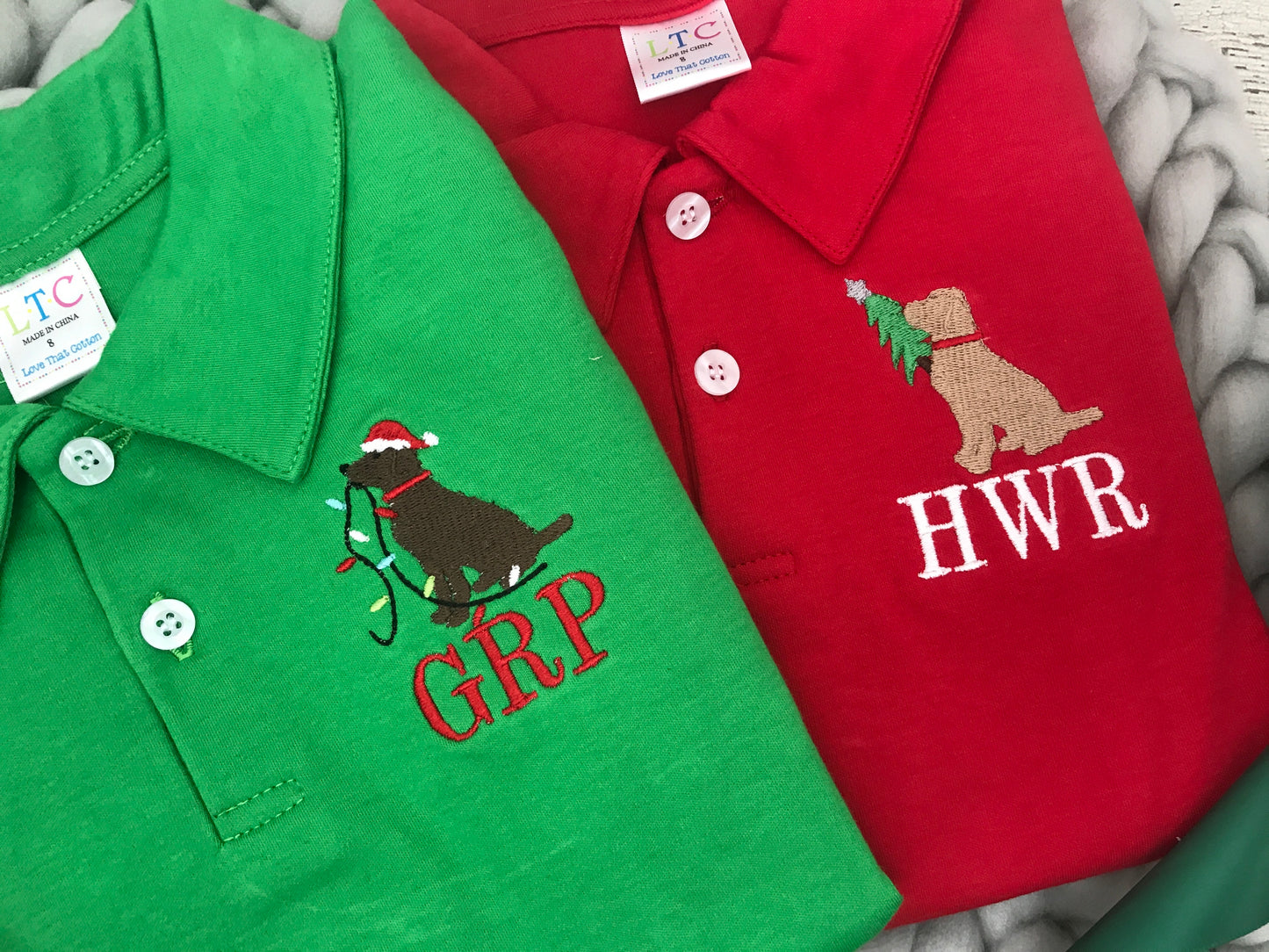 Boy's Left Chest Mini design & Monogram