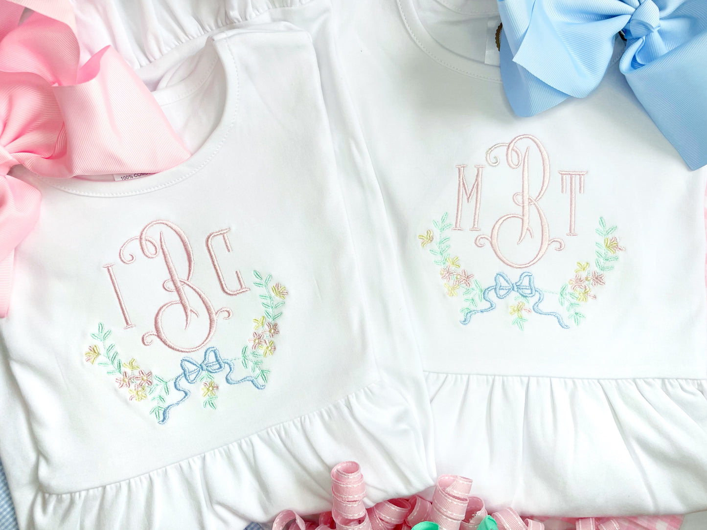 Girl's Custom Pastel Laurel Shirt or Dress