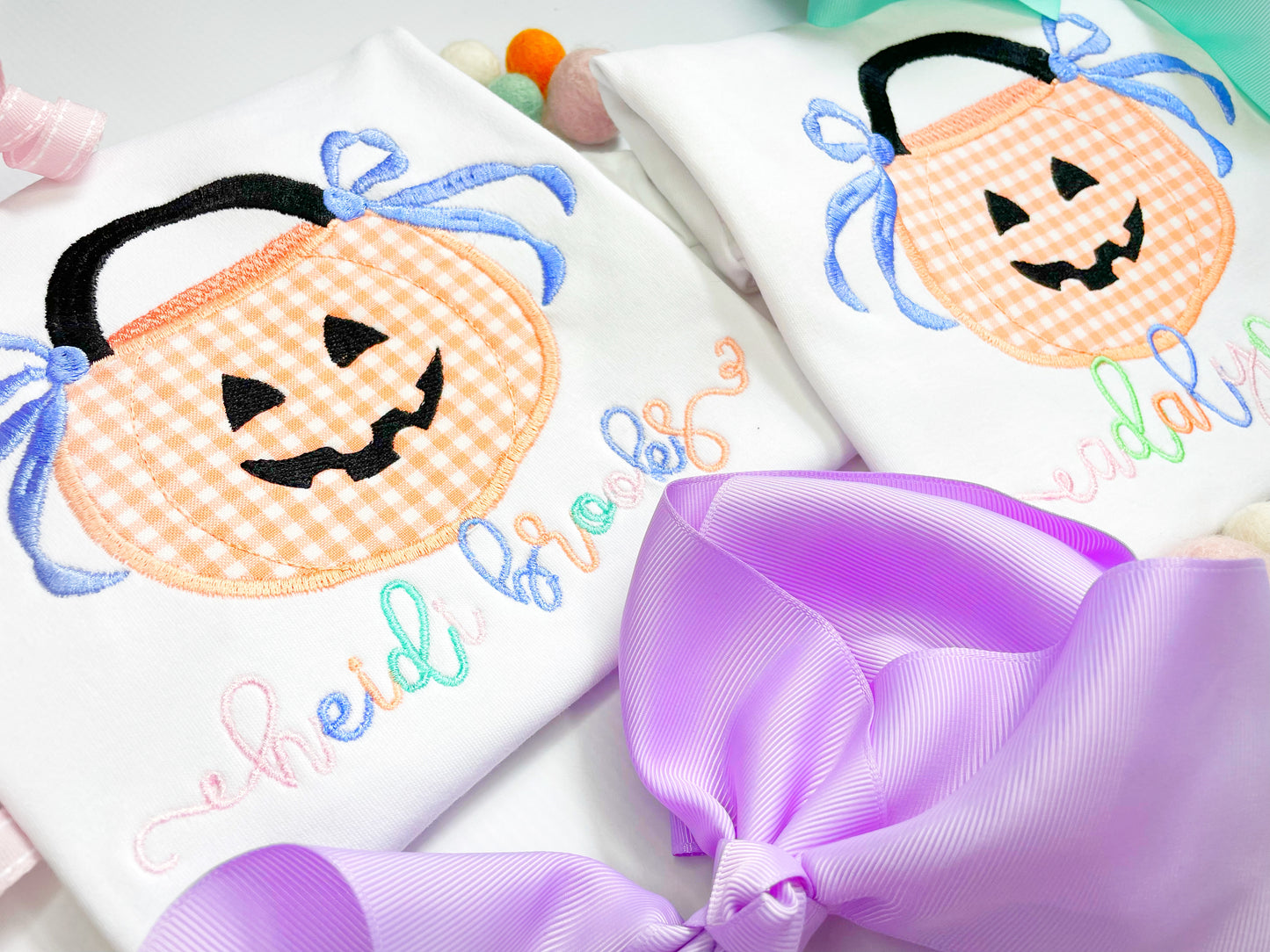 Pastel Jack O'Lantern Short Sleeve Shirt