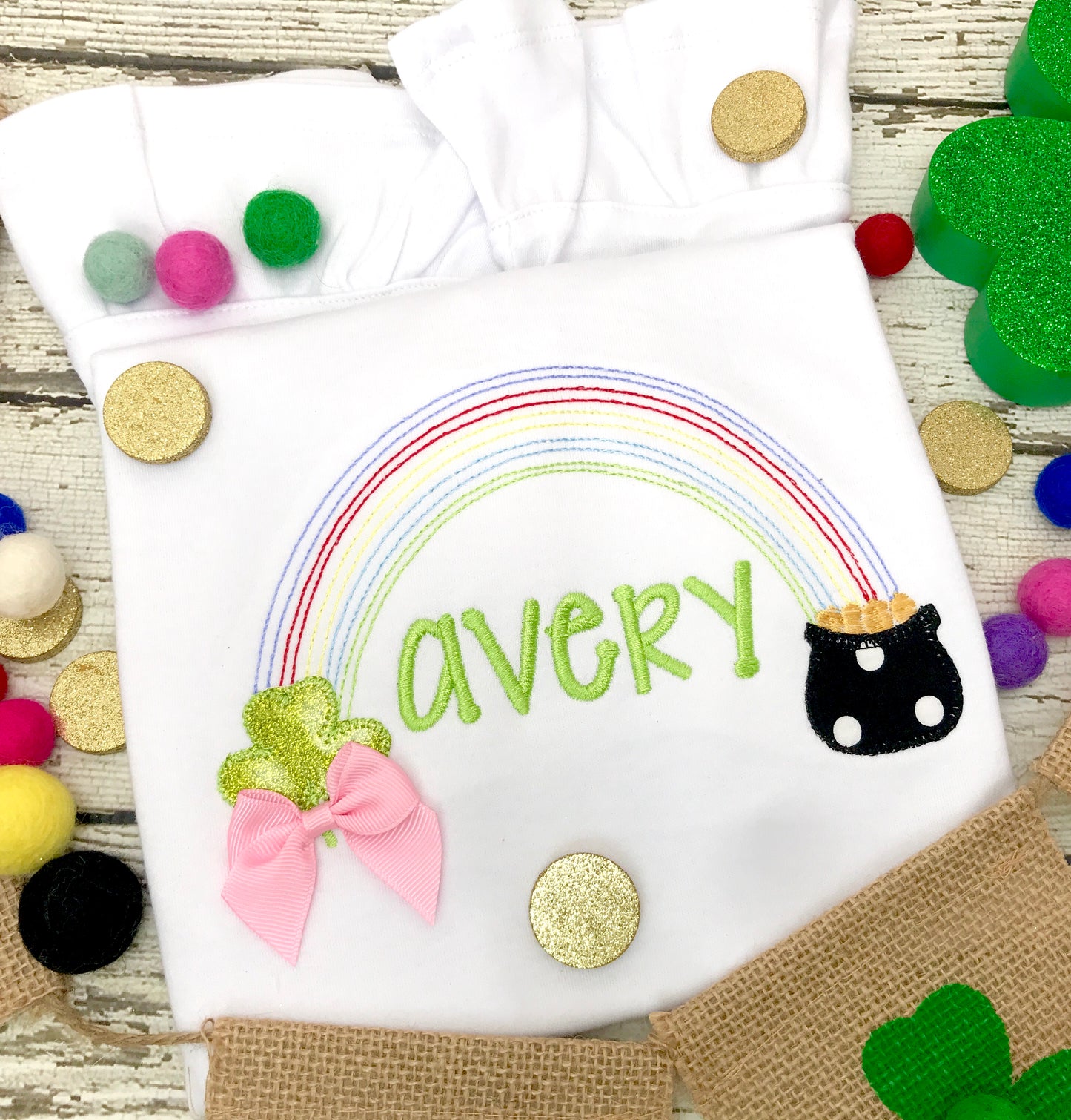 Pot of Gold/Rainbow Design