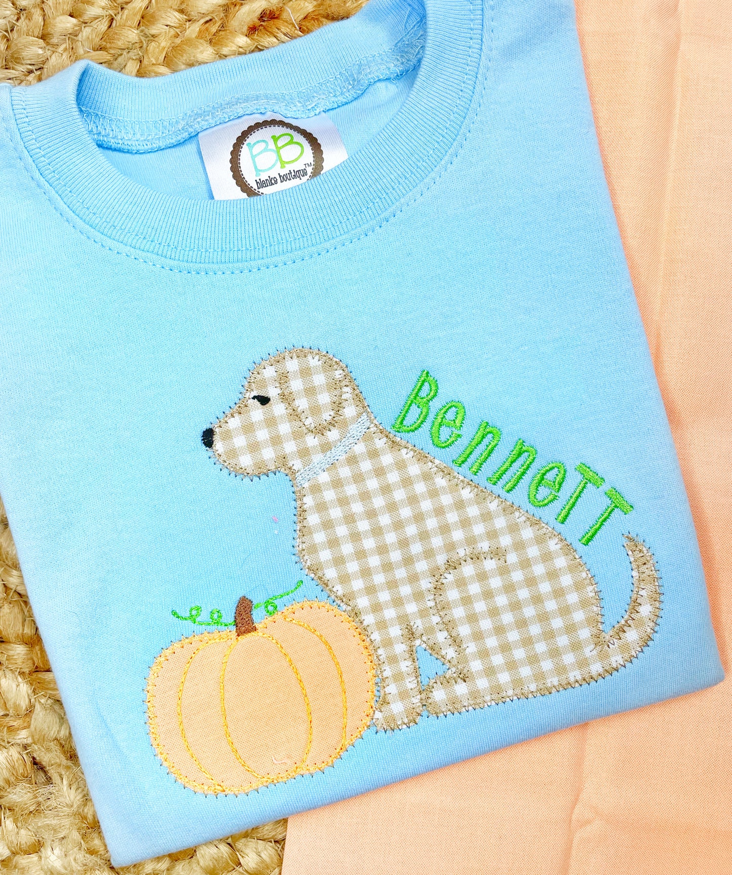 Pup and Pumpkin Boy's Fall Shirt