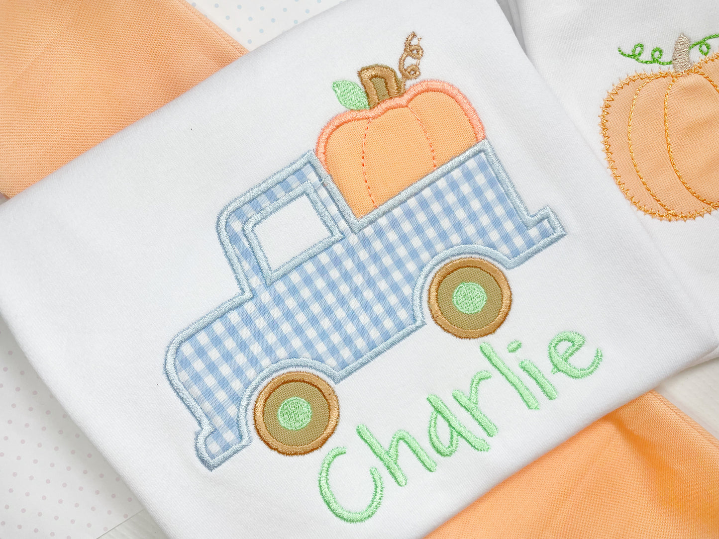 Boy's Pumpkin Truck Fall Shirt