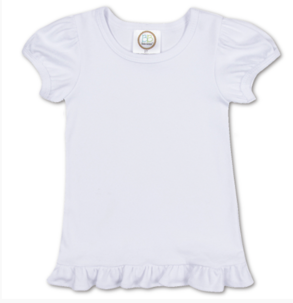 Ice Cream Themed Ruffled Shirt