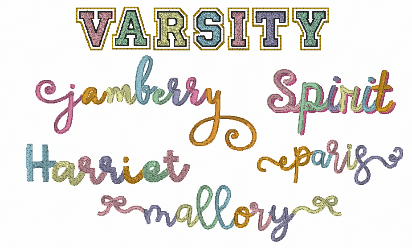 Custom Embroidered GIrl's Sweatshirts