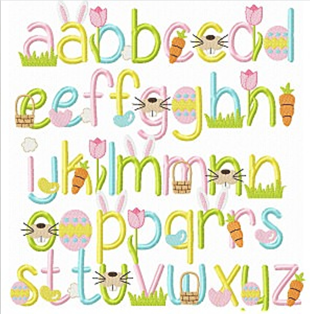 Easter Alphabet Shirt or Dress