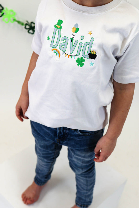 Boy's St. Patty's Name Design