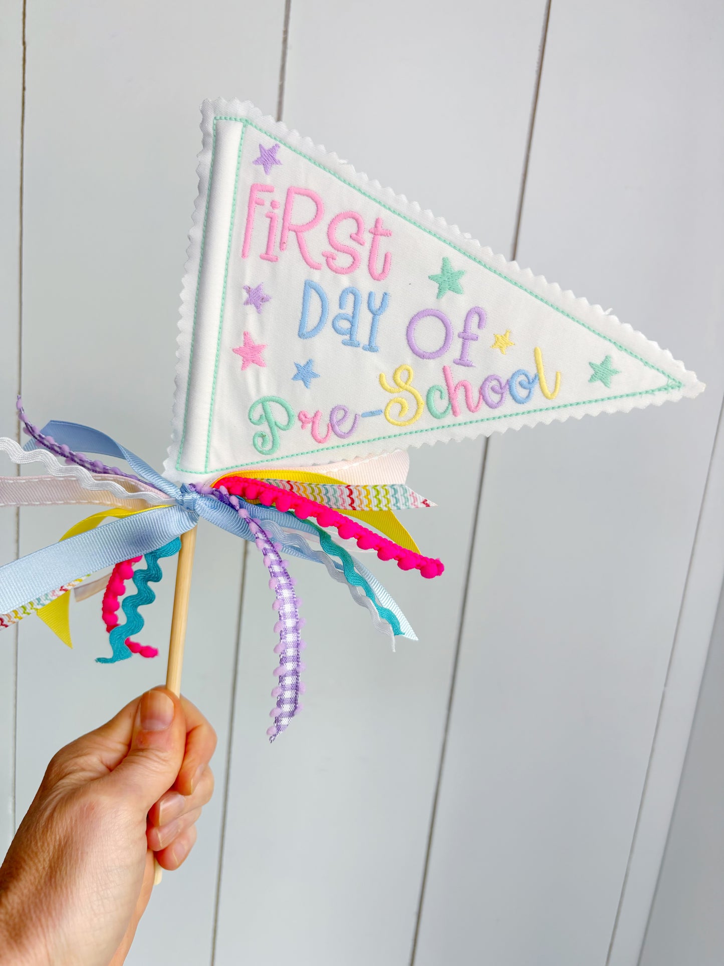 B2S 1st Day of School Pennant Flag