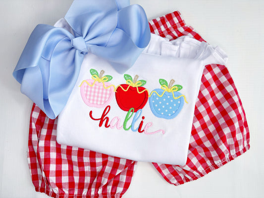 B2S Apple Trio With Bows