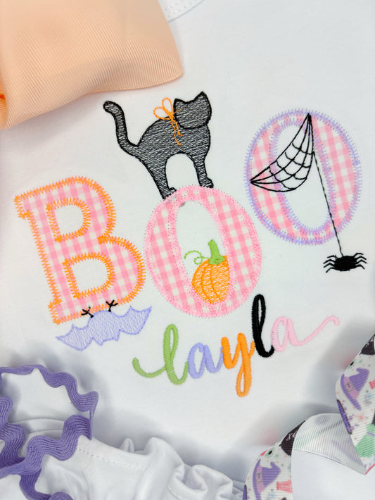 BOO Applique design with minis