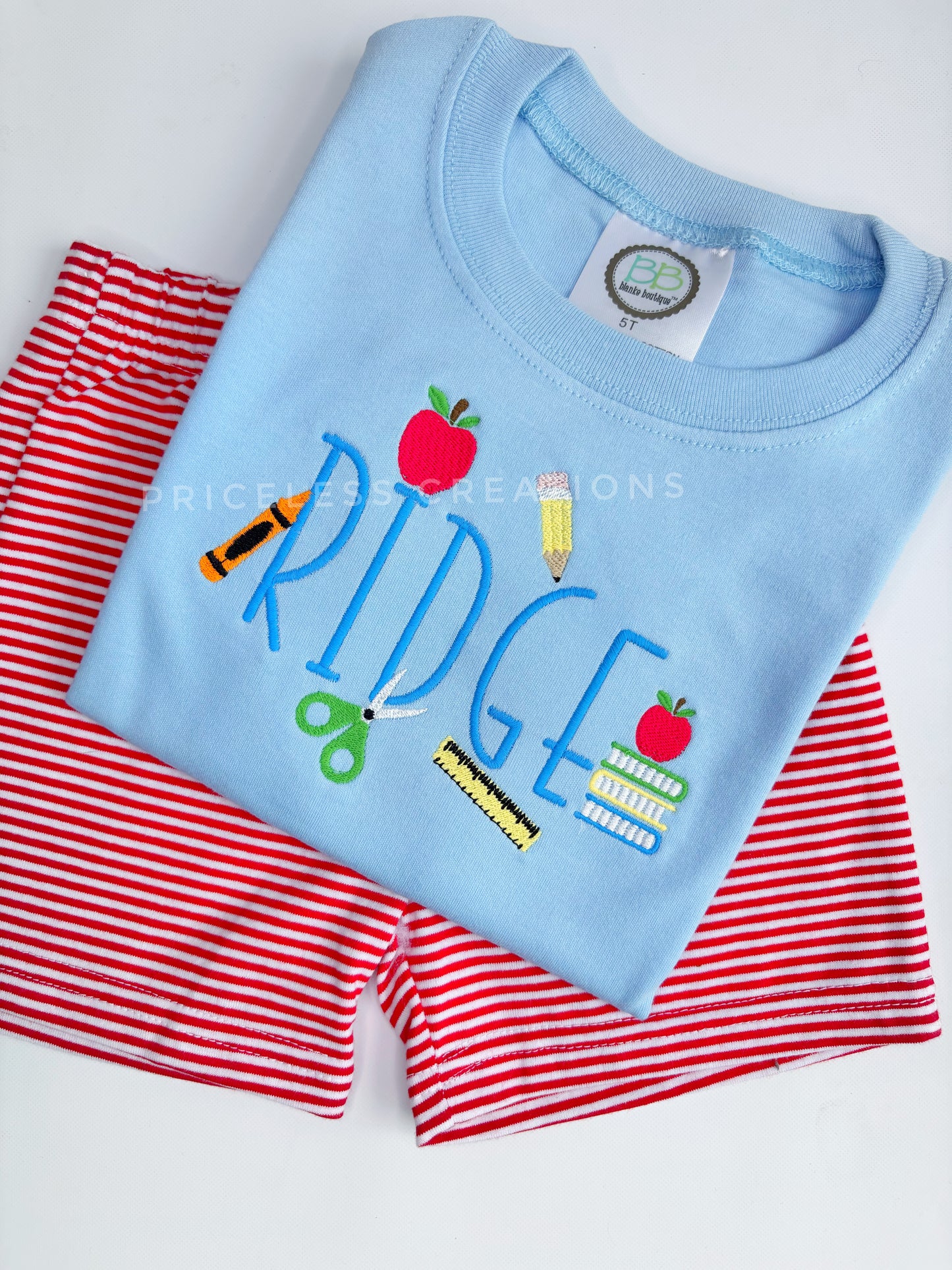 B2S School Supply Name Shirt