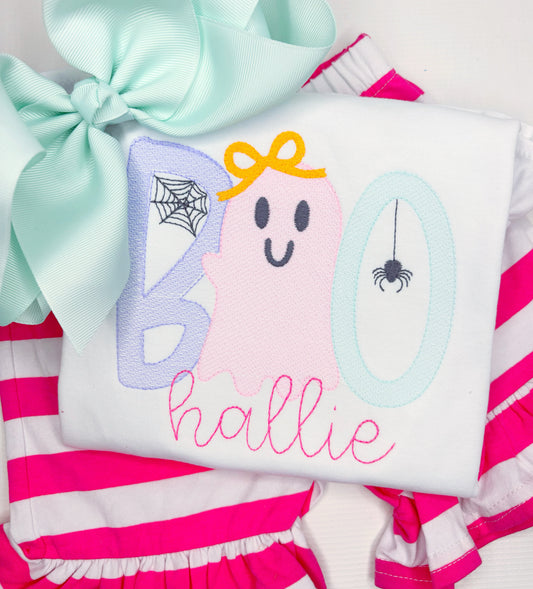 Girly BOO Sketch Design