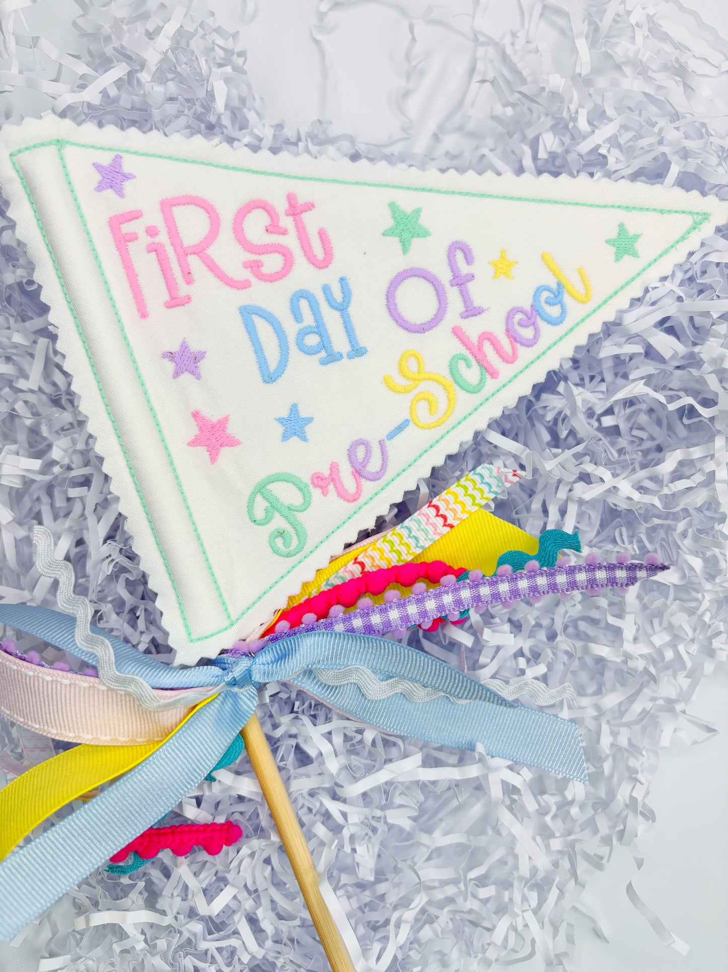 B2S 1st Day of School Pennant Flag