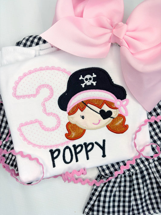 Girl's Pirate Birthday Design