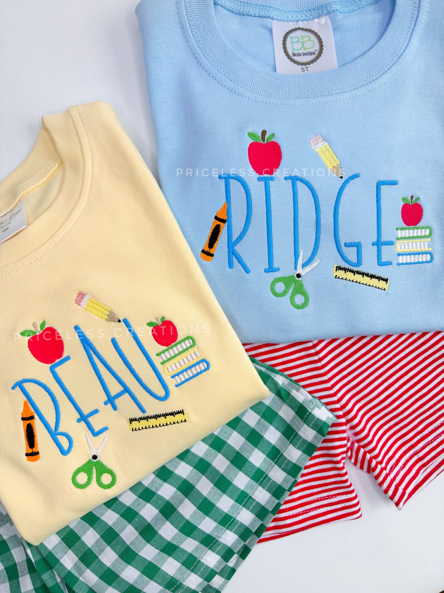 B2S School Supply Name Shirt
