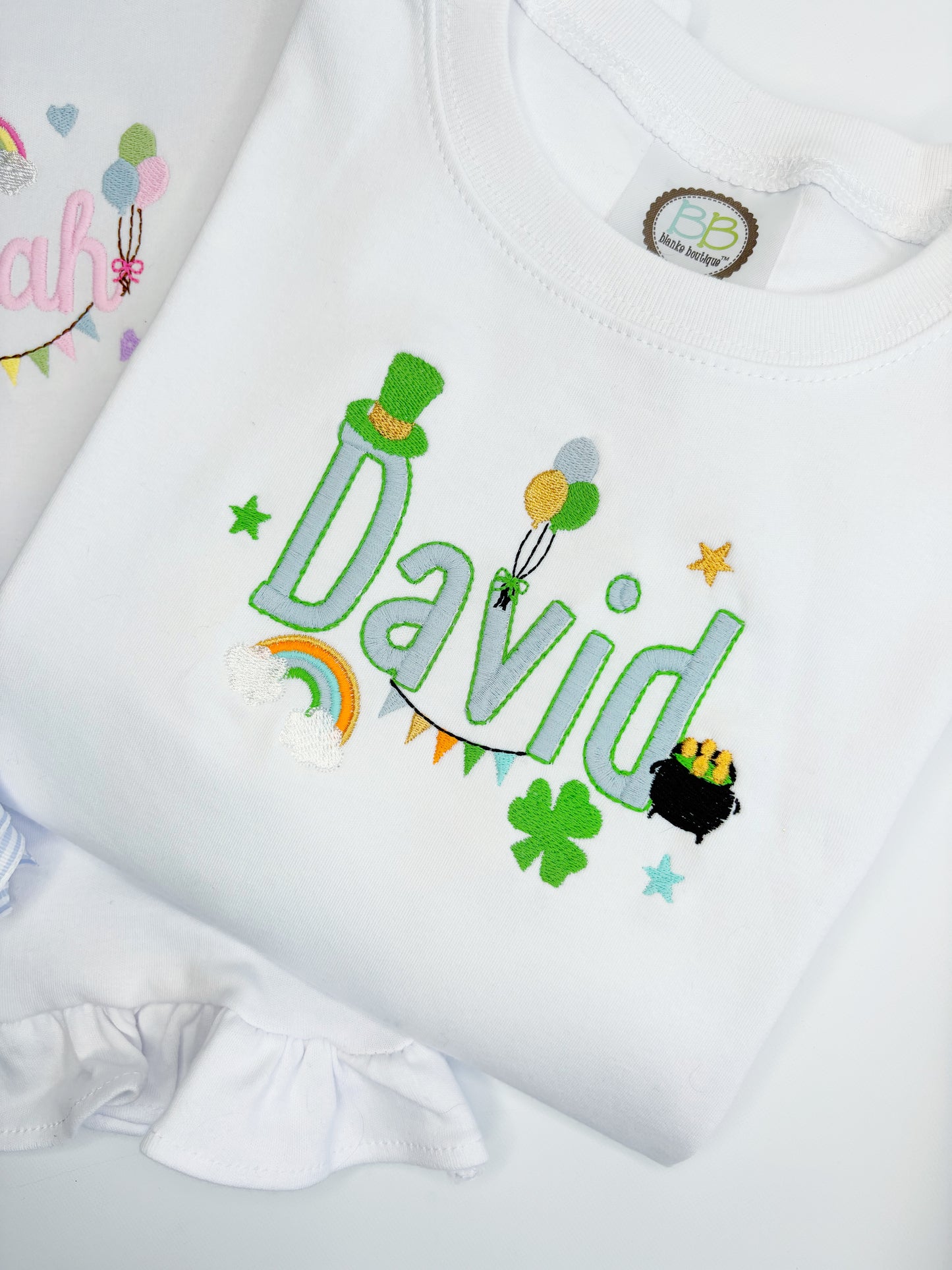 Boy's St. Patty's Name Design