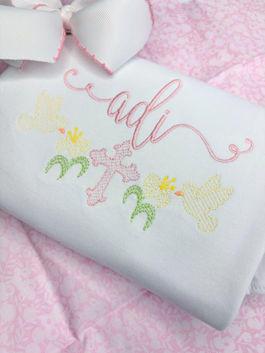 Cross, Lilly and Dove Design