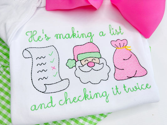 He's Making A List...Design