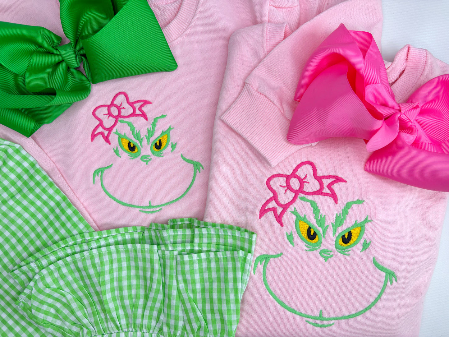 Christmas Green Guy Face Design