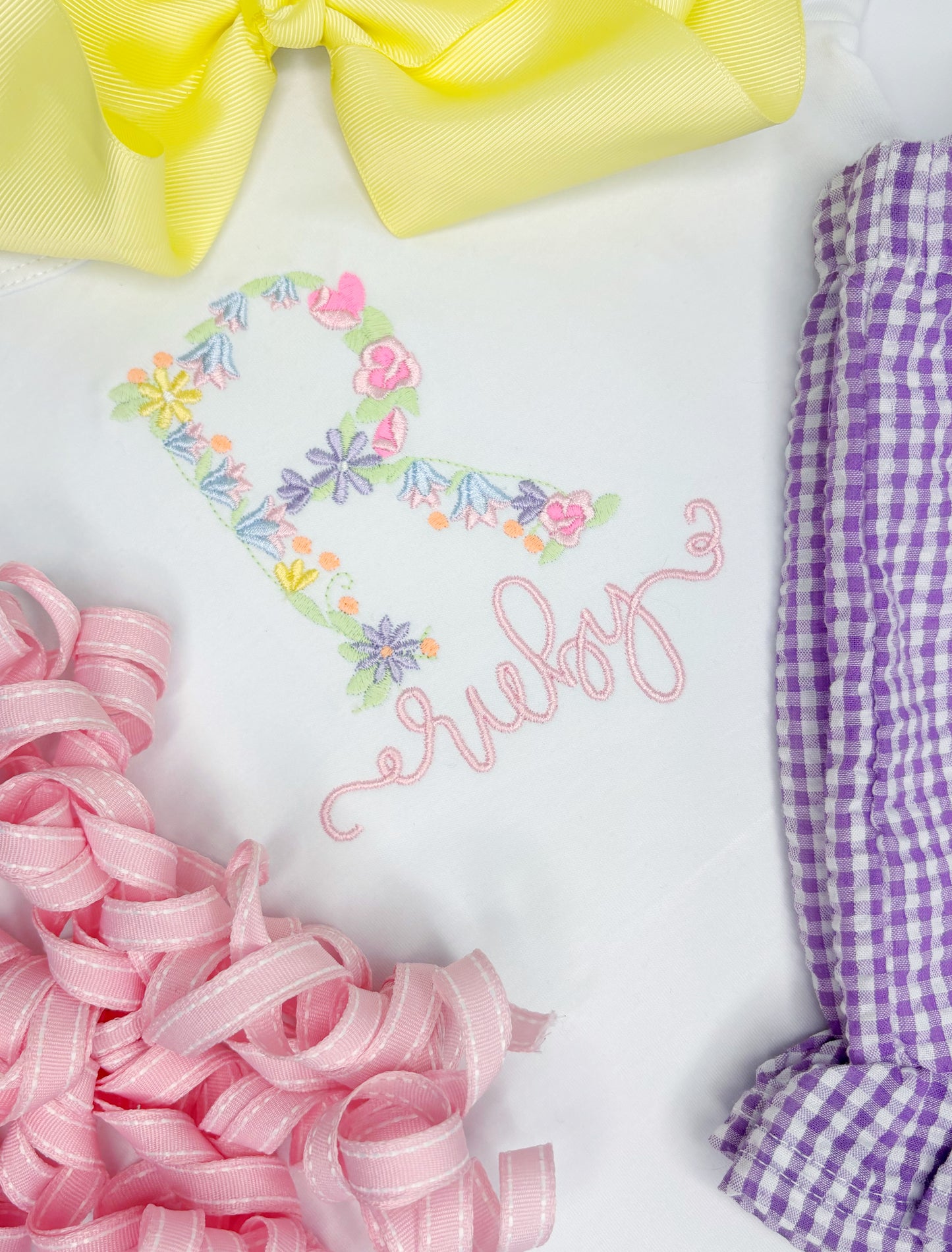 Floral Letter Design