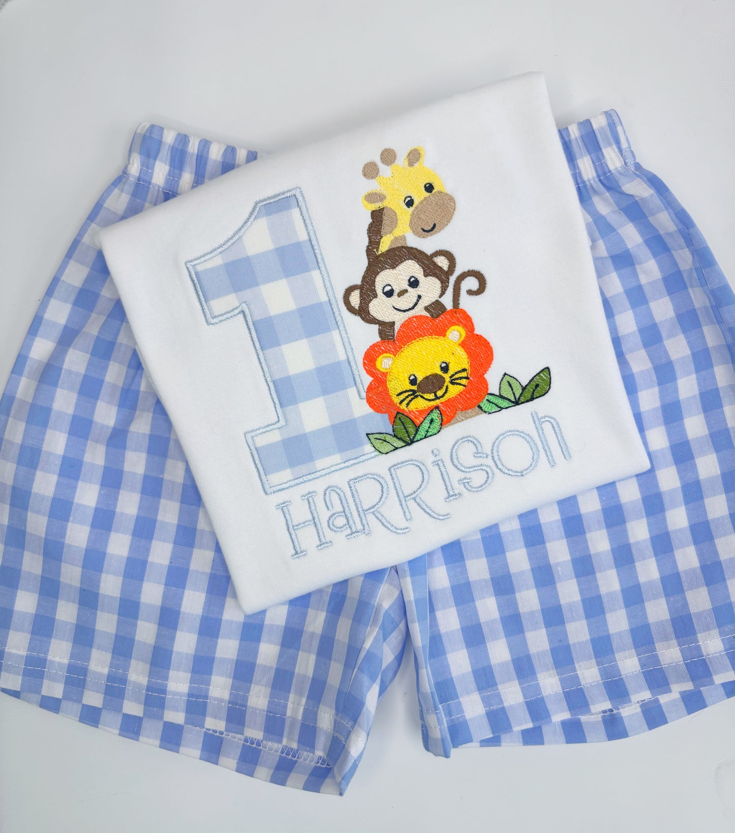 Boy's Jungle Animal Birthday Design