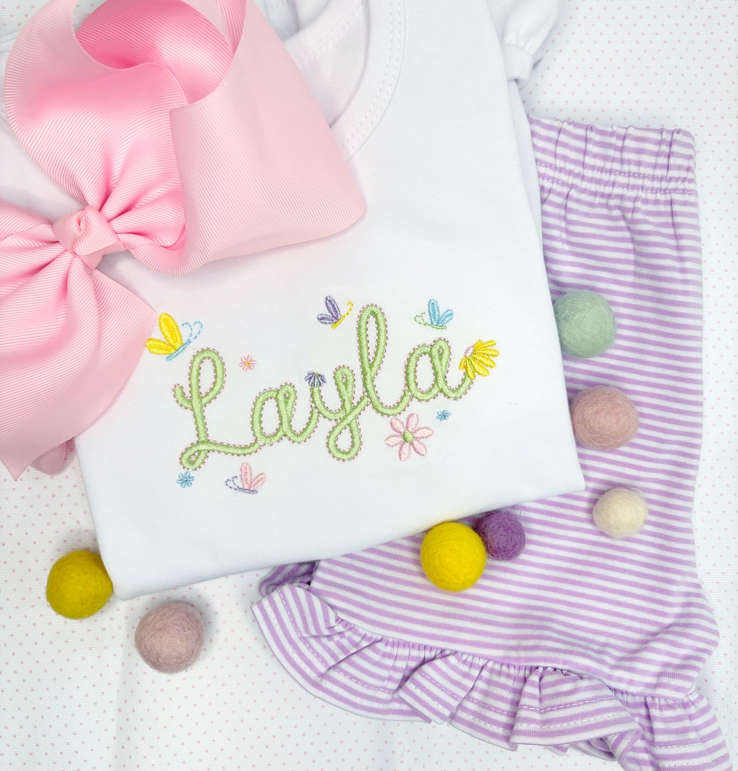 Hello Outline Font with Spring Bugs