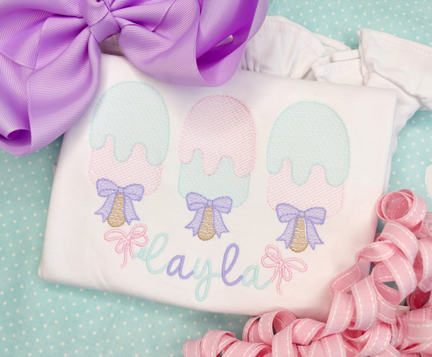 Popsicles & Bows Trip Design....