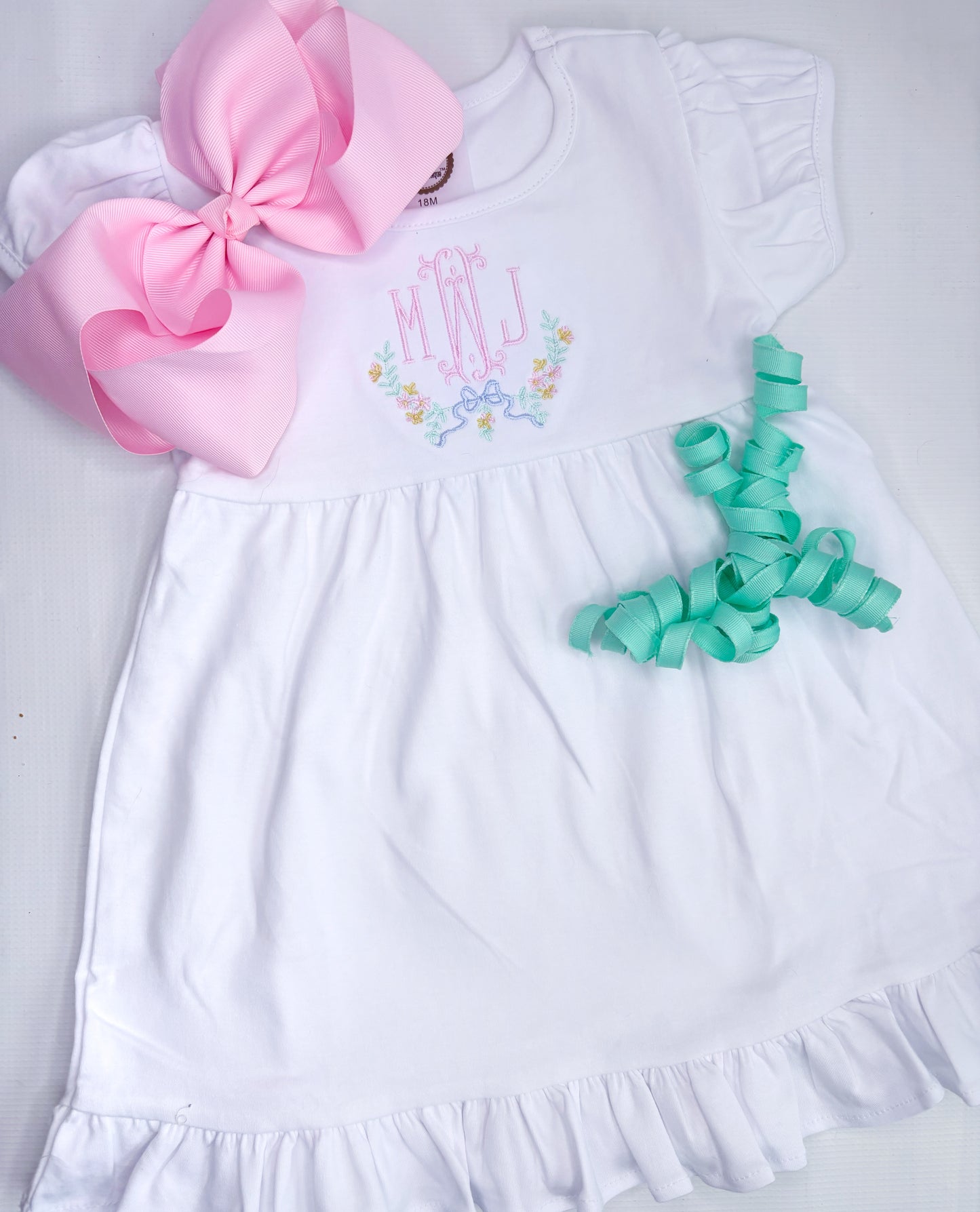 Girl's Custom Pastel Laurel Shirt or Dress