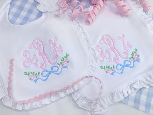 Eleanor Style Floral Monogram set